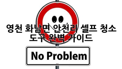 영천 화남면 안천리 셀프 청소 도구 완벽 가이드 ✨